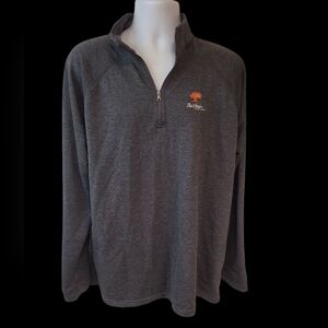 Oak Harbor Golf Club Men's Gray Half-Zip Pullover Size 2XL